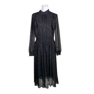Unisex Silvian Heach - Schiffon dress, size 38 - Black (1)