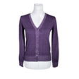 Unisex Cruciani - Cardigan, size 40 - Violet ()