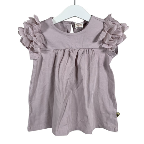 Unisex POMPdeLUX - Short-sleeved blouse, size 86 - 92 - Light pink ()