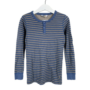 Unisex Joha - Tricot shirt, size 116 - 122 - Blue (1)