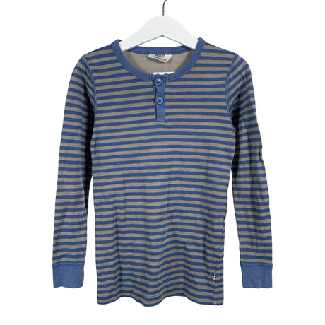 Unisex Joha - Tricot shirt, size 116 - 122 - Blue ()