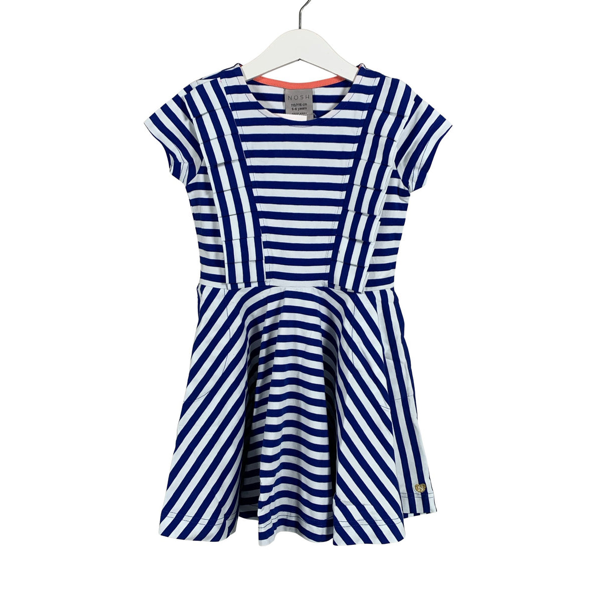 Unisex NOSH - Tricot dress, size 110 - 116 - Blue (1)