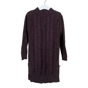 Unisex POMPdeLUX - Knit dress, size 122 - 128 - Violet (1)