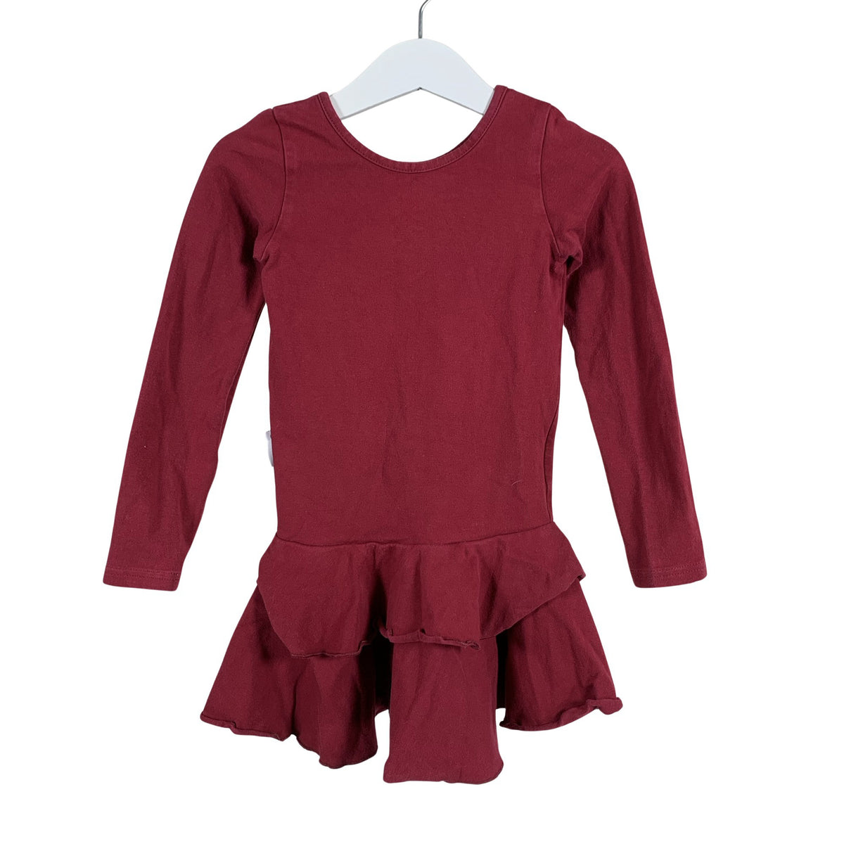 Unisex Gugguu - Tricot dress, size 98 - 104 - Wine red (1)