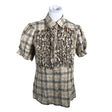 Unisex Miam - Short-sleeved blouse, size 40 - Beige ()