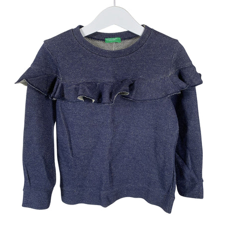 Unisex Benetton - Sweatshirt, size 104 - 110 - Blue ()