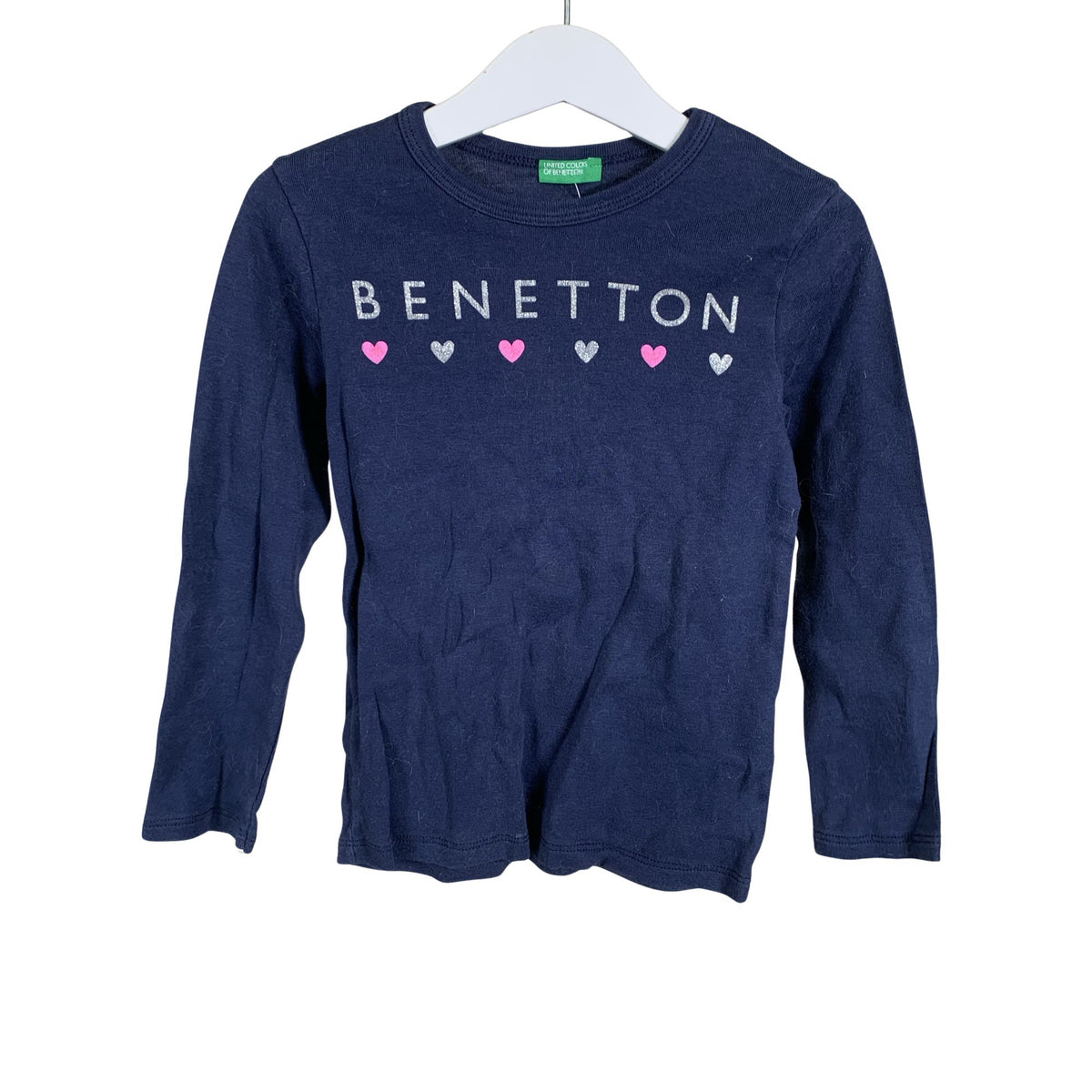 Unisex Benetton - Tricot shirt, size 104 - 110 - Blue (1)