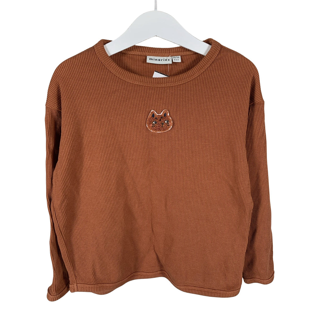Unisex Minories - Tricot shirt, size 110 - 116 - Brown (1)