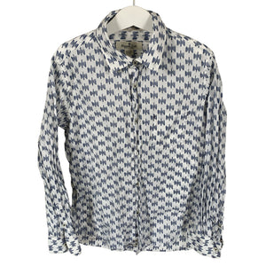 Unisex Massimo Dutti - Collared shirt, size 122 - 128 - White (1)
