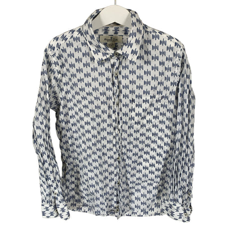 Unisex Massimo Dutti - Collared shirt, size 122 - 128 - White ()
