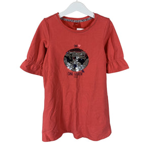Unisex s.Oliver - Sweatshirt dress, size 122 - 128 - Red (1)