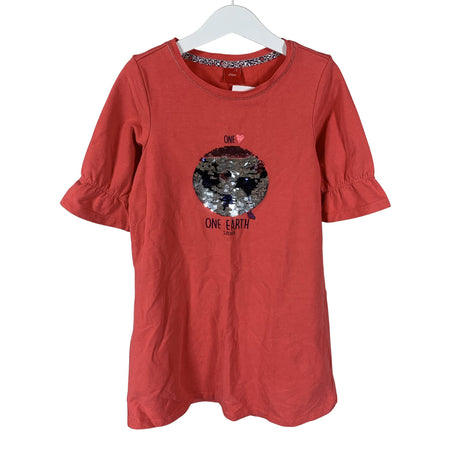 Unisex s.Oliver - Sweatshirt dress, size 122 - 128 - Red ()