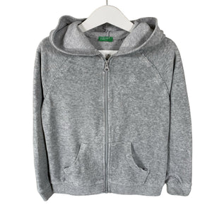Unisex Benetton - Hoodie, size 116 - 122 - Gray (1)