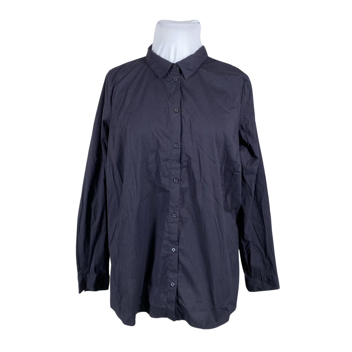 Unisex Zizzi - Collared shirt, size 46 - Blue (1)