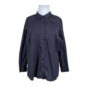 Unisex Zizzi - Collared shirt, size 46 - Blue (1)