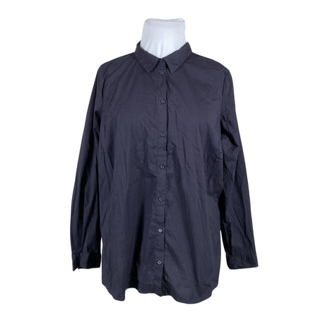Unisex Zizzi - Collared shirt, size 46 - Blue ()