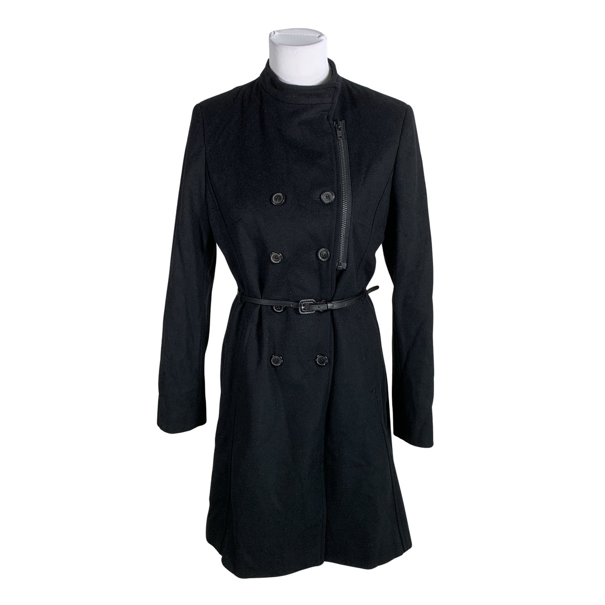Unisex InWear - Wool coat, size 36 - Black (1)
