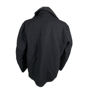 Unisex Pea Coat - Wool coat, size XL - Black (2)