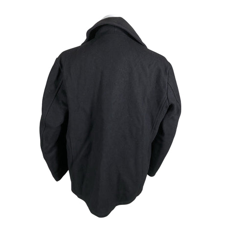 Unisex Pea Coat - Wool coat, size XL - Black (2)