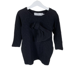 Unisex MUKA VA - Tricot shirt, size 92 - 98 - Black (1)