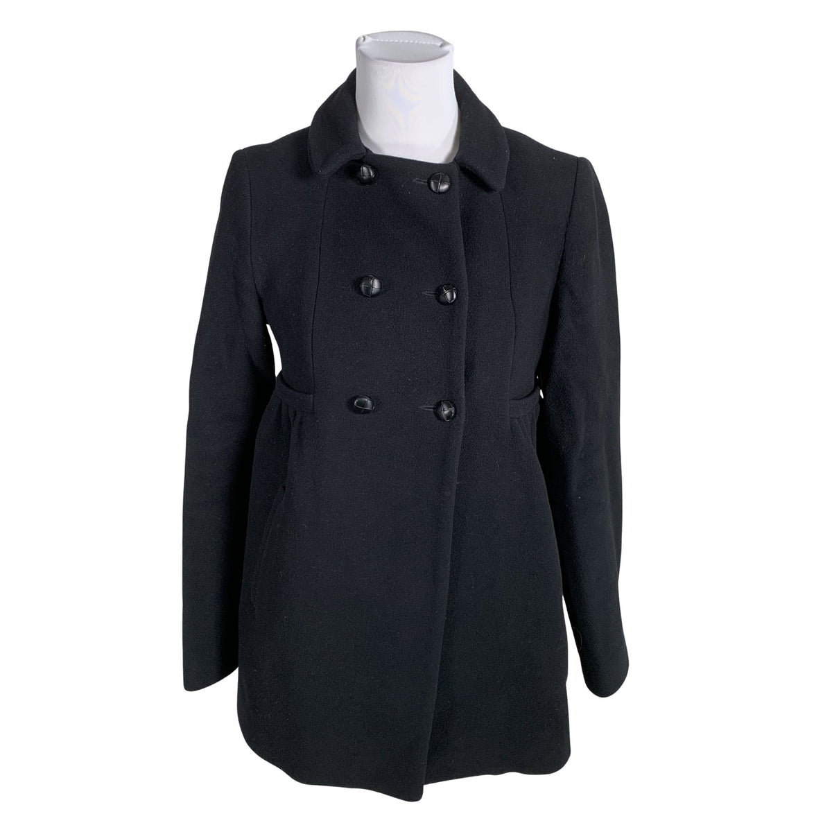 Unisex Tara Jarmon - Wool coat, size 38 - Black (1)