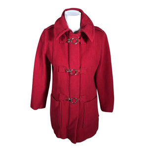 Unisex Christian Berg - Wool coat, size 40 - Red (1)