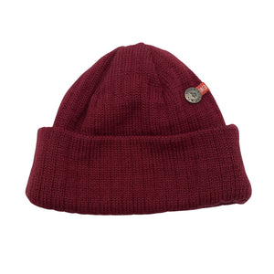 Unisex Villawool - Winter beanie, size 54 - 56 cm - Wine red (1)