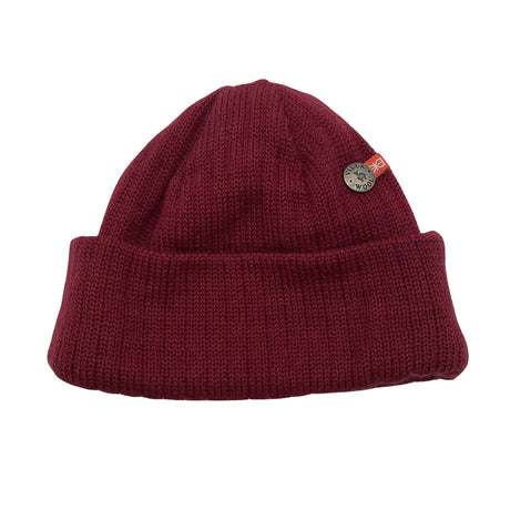 Unisex Villawool - Winter beanie, size 54 - 56 cm - Wine red ()
