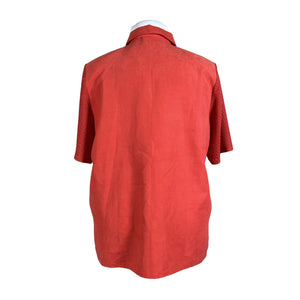 Unisex Queensway - Short-sleeved blouse, size 42 - Red (2)
