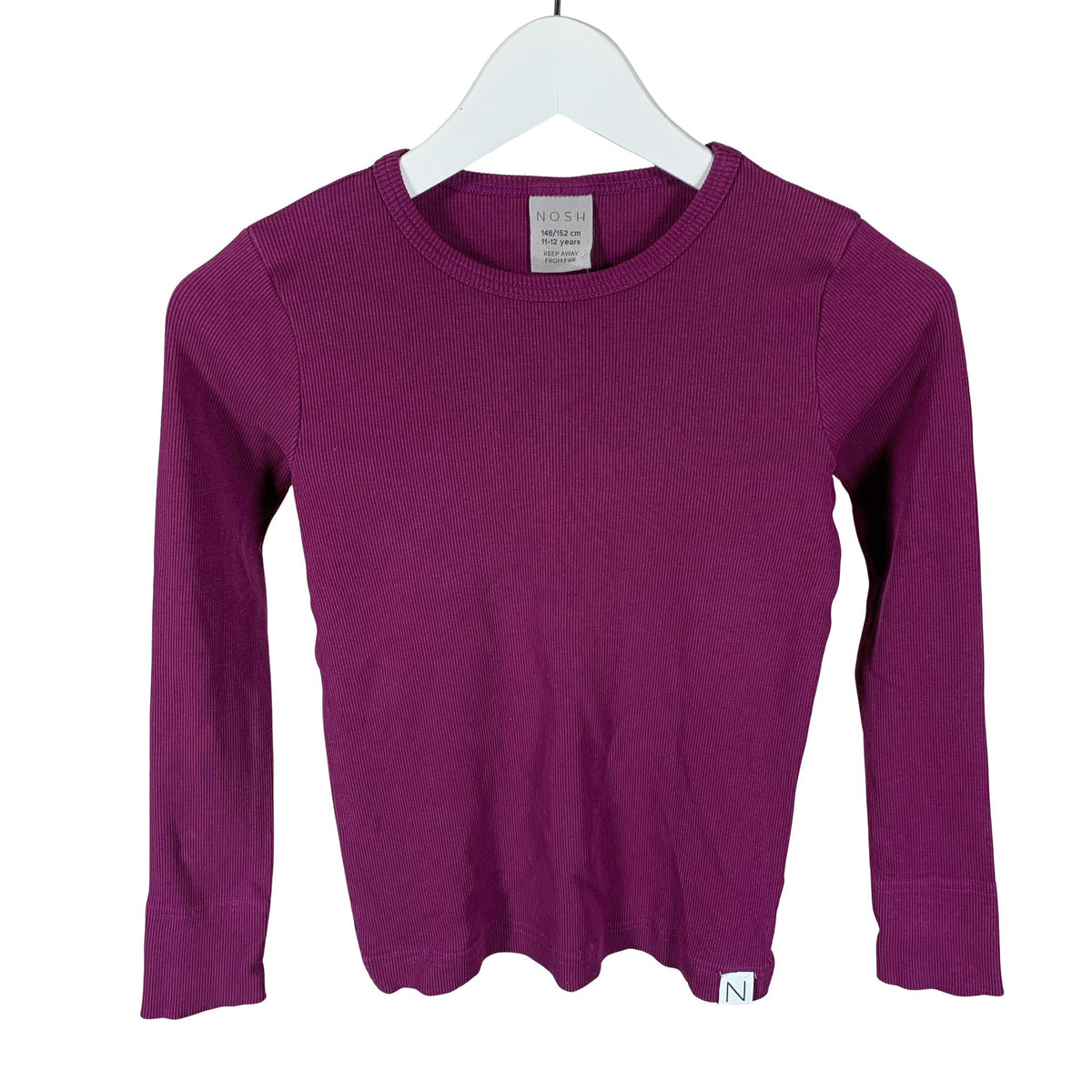 Unisex NOSH - Tricot shirt, size 146 - 152 - Violet (1)