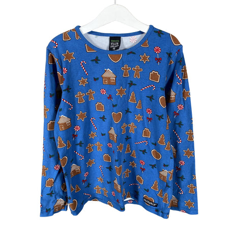 Unisex Villervalla - Tricot shirt, size 134 - 140 - Blue ()