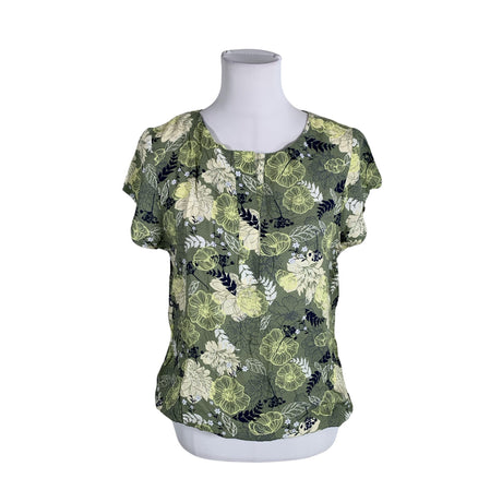 Unisex Multiblu - Short-sleeved blouse, size 38 - Green ()