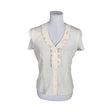 Unisex Caramel Moda - Short-sleeved blouse, size 38 - Beige ()