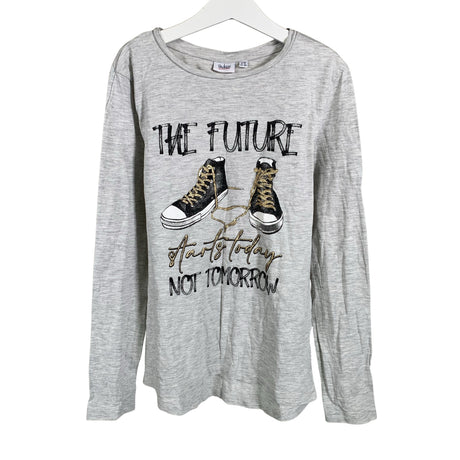 Unisex Blukids - Tricot shirt, size 152 - 158 - Gray ()
