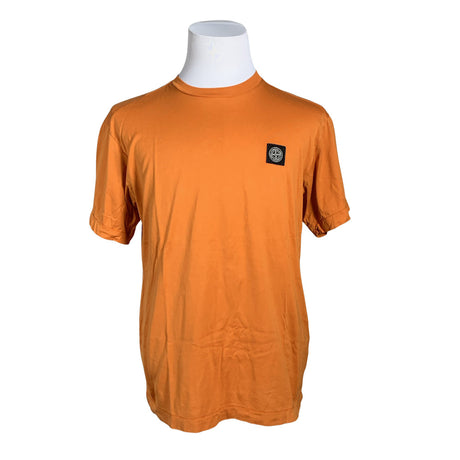 Unisex Stone Island - T-shirt, size L - Orange ()
