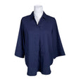 Unisex Uniqlo - Short-sleeved blouse, size 40 - Blue ()