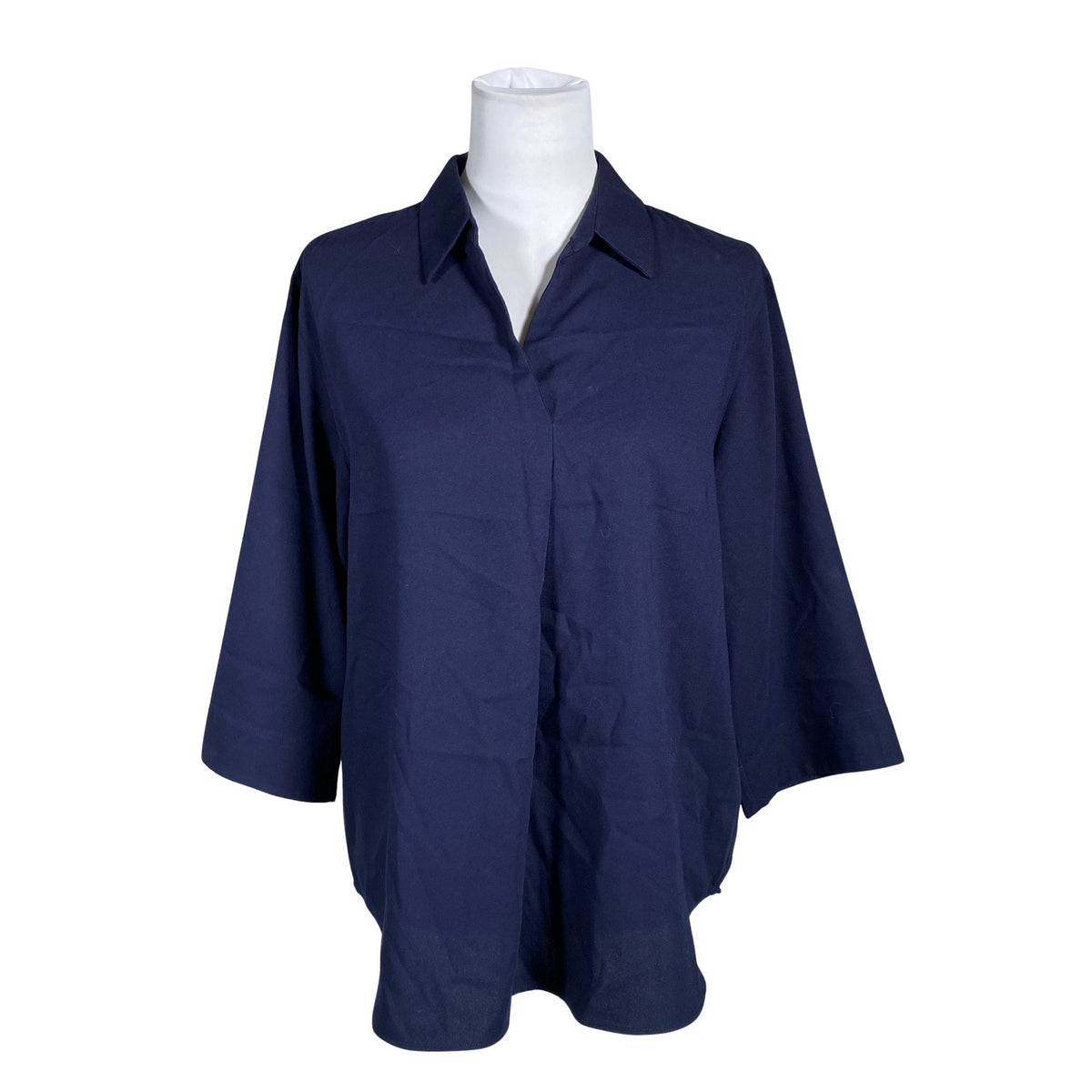 Unisex Uniqlo - Short-sleeved blouse, size 40 - Blue (1)