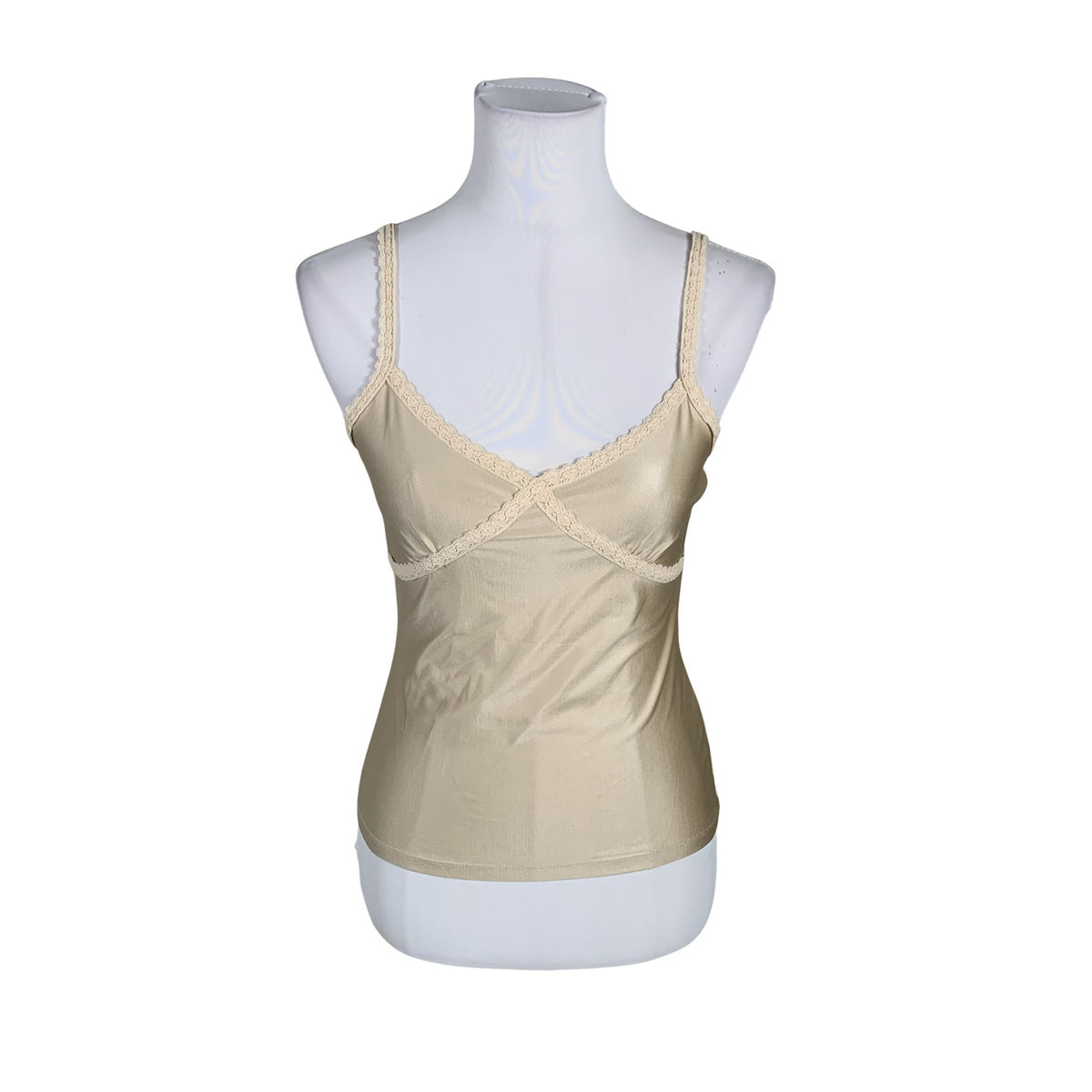 Unisex Mosaic - Tricot tank top, size 36 - Beige (1)