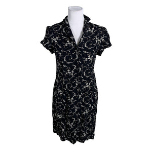 Unisex Gap - Schiffon dress, size 38 - Black (1)