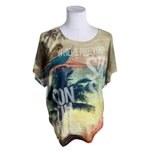 Unisex Love2Wait - Short-sleeved blouse, size 40 - Beige (1)