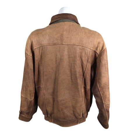 Unisex Big-L - Leather jacket, size XL - Brown (2)