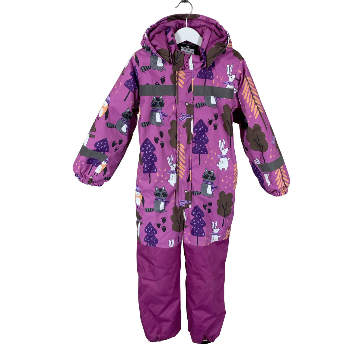 Unisex Jonathan - Winter overall, size 110 - 116 - Violet (1)