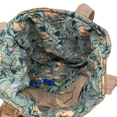 Unisex Handmade - Shoulder bag, size Midi - Beige (2)