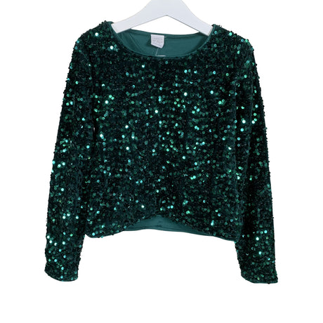Unisex Lindex - Party shirt, size 134 - 140 - Green ()