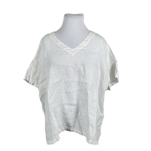 Unisex Nanso - Short-sleeved blouse, size 44 - White (1)