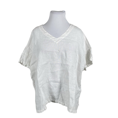 Unisex Nanso - Short-sleeved blouse, size 44 - White ()