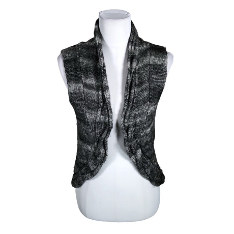 Unisex Your Face - Knit vest, size 34 - Gray ()