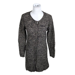 Unisex Sandwich - Cardigan, size 36 - Brown (1)