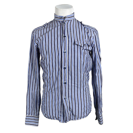 Unisex Versace Jeans Couture - Collared shirt, size S - Blue ()