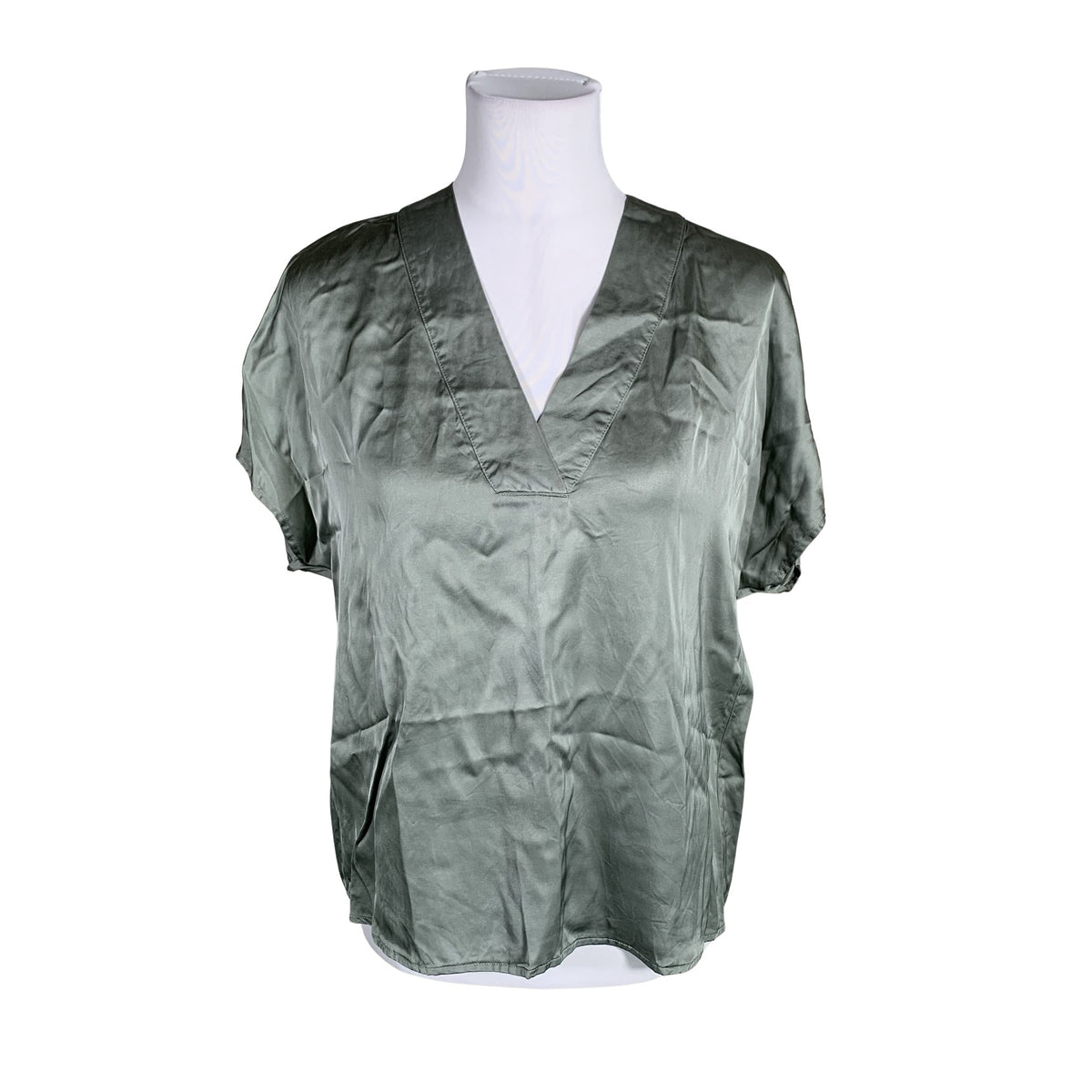 Unisex Marc O'Polo - Short-sleeved blouse, size 34 - Green (1)